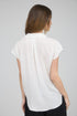DROP SHOULDER BUTTON TOP